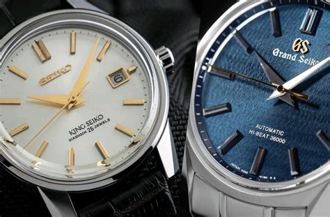 grand seiko vs king.